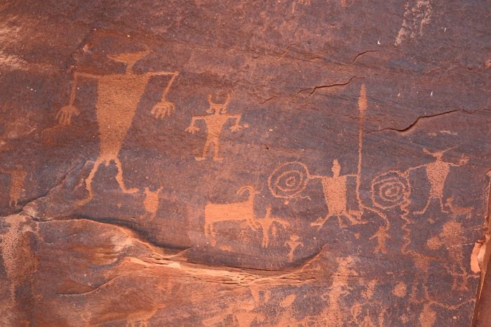 Utah Highway 279 Rock Art Hieroglyphs