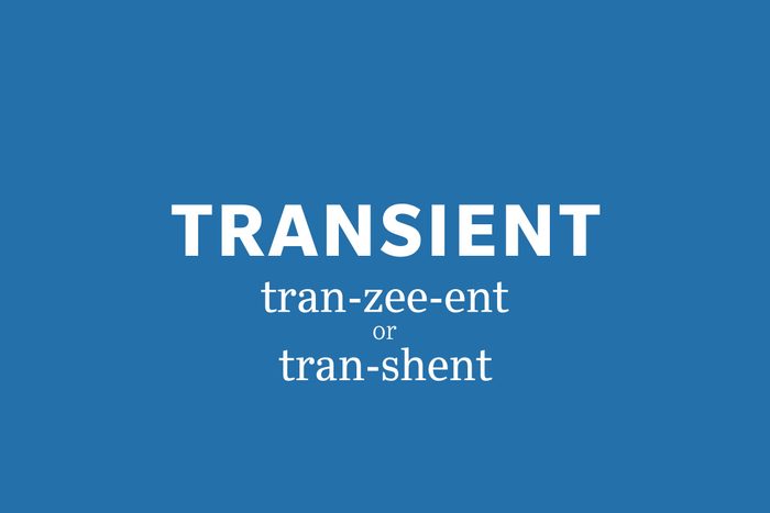 transient pronunciation