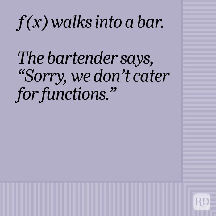 ƒ(x) Walks Into A Bar Bar Joke