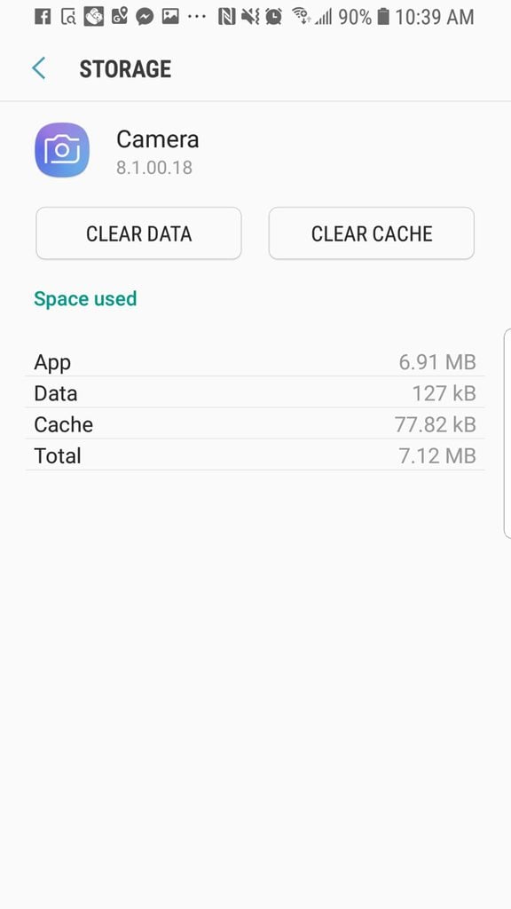 clear cached data