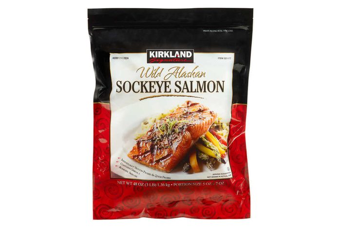 Kirkland Signature Wild Sockeye Salmon Filets, 3 lbs