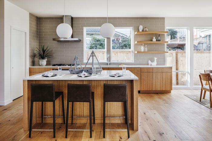 Modern kitchen with an open design