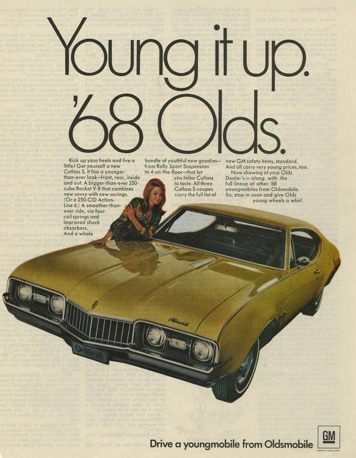 '68 oldsmobile ad