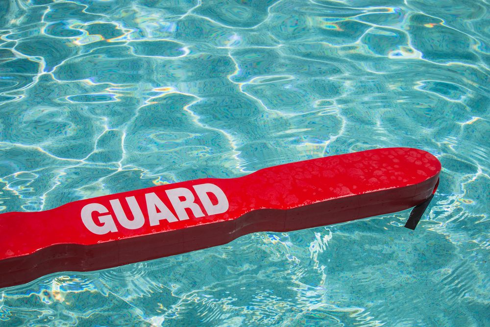 Lifeguard Pees In Pool