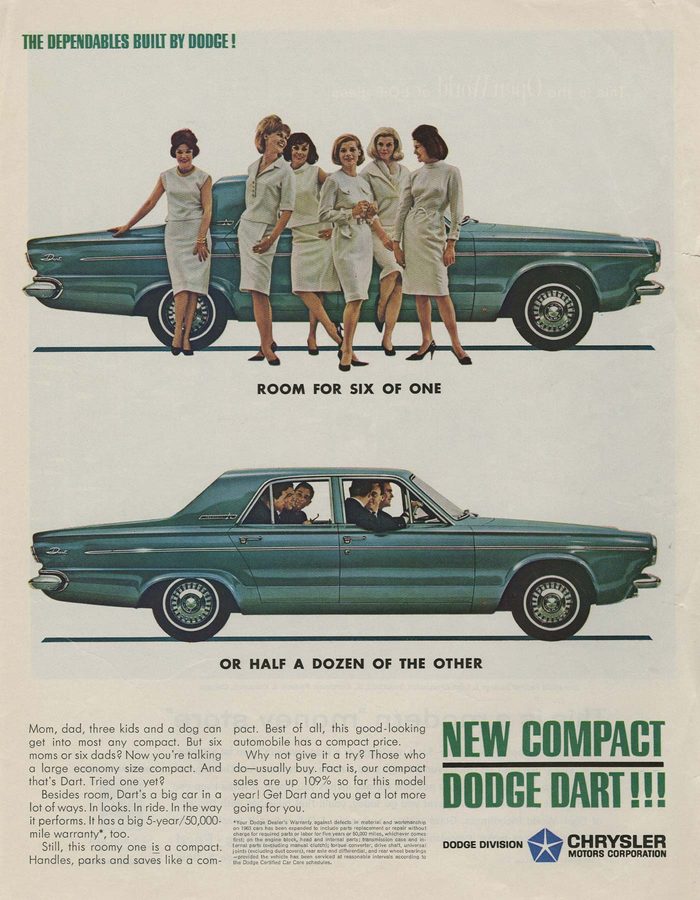 '63 compact dodge dart ad