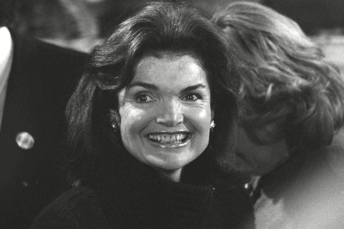 JACQUELINE ONASSIS BX9 Jacqueline Kennedy Onassis attends ceremonies at Boston's Faneuil Hall for a challenge by Sen. Edward Kennedy with President Jimmy Carter