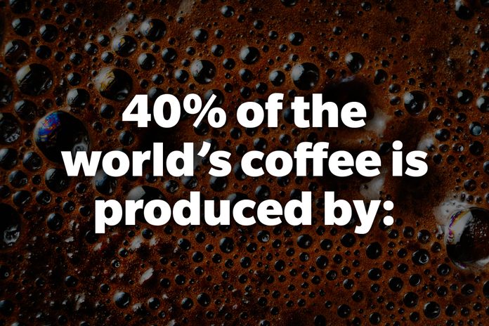 40% of the world’s coffee is produced by: