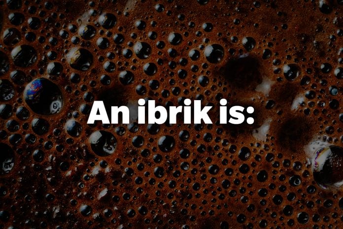 An ibrik is: