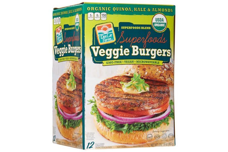 Don Lee Farms Organic Veggie Burger, 2.8 oz, 12 ct