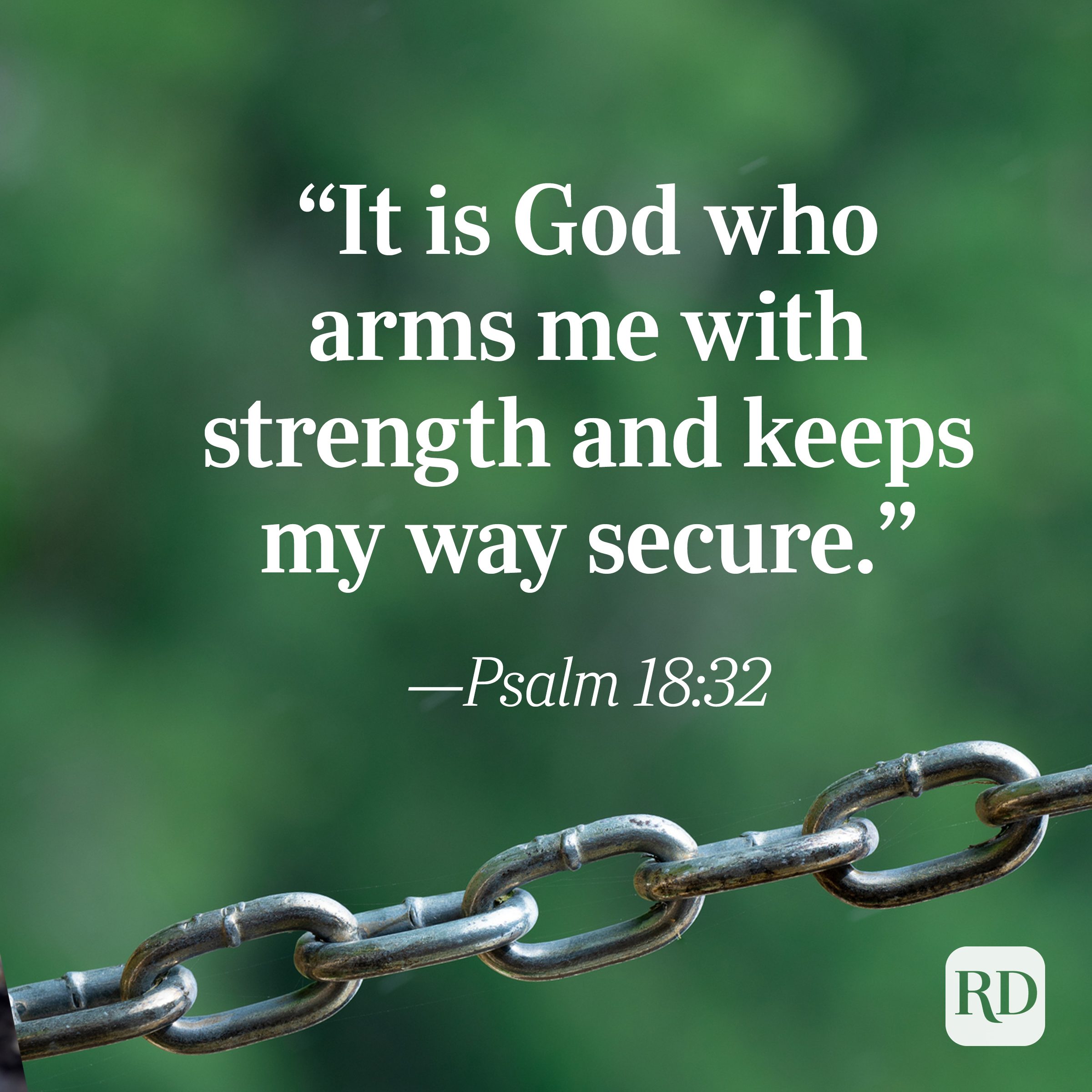 Bible Quote: Psalm 18:32