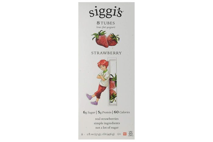 Siggi's, Low-Fat Yogurt Tubes, Strawberry, 2 oz, 8 tubes 