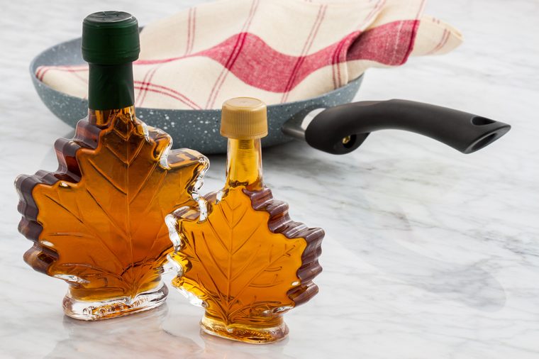 beautyfully styled delicious maple syrup