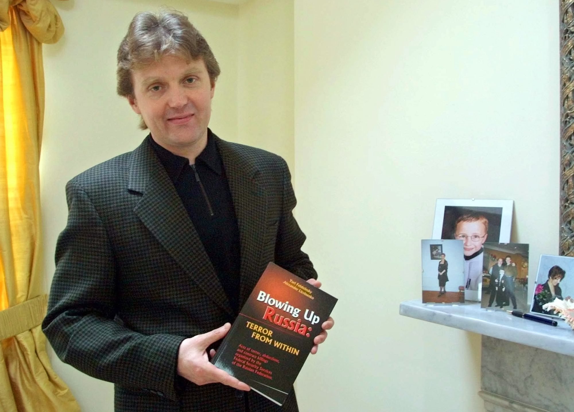 Alexander Litvinenko A photo from files showing Alexander Litvinenko, former KGB spy and author of the book "Blowing Up Russia: Terror From Within" photographed at his home in London. Polonium first hit the headlines when it was used to kill KGB agent-turned-Kremlin critic Alexander Litvinenko in London in 2006. This week, Yasser Arafat's widow has called for the late Palestinian leader's body to be exhumed after scientists in Switzerland found elevated traces of radioactive polonium-210 on clothing he allegedly wore before his death in 2004 BC-EU--Polonium