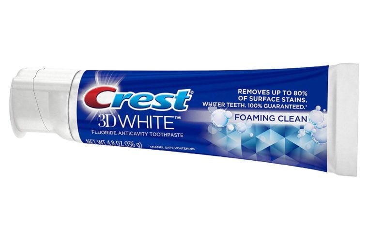 Crest 3D White Foaming Clean Whitening Toothpaste