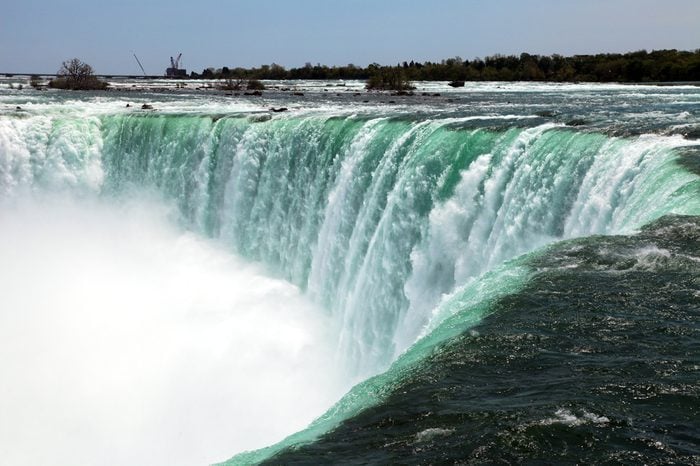 The view of the Horseshoe Falls. Niagara Falls, Ontario, Canada