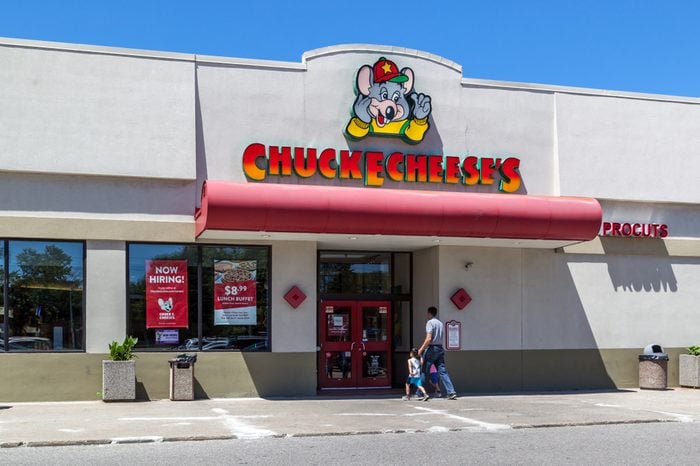 Chuck E. Cheese’s in Toronto, Canada. Chuck E. Cheese’s is a chain of American family entertainment centers and restaurants.