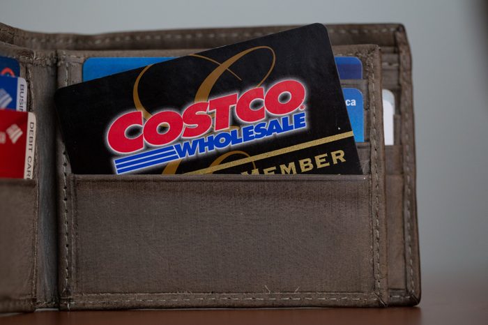 Costco Card in Wallet