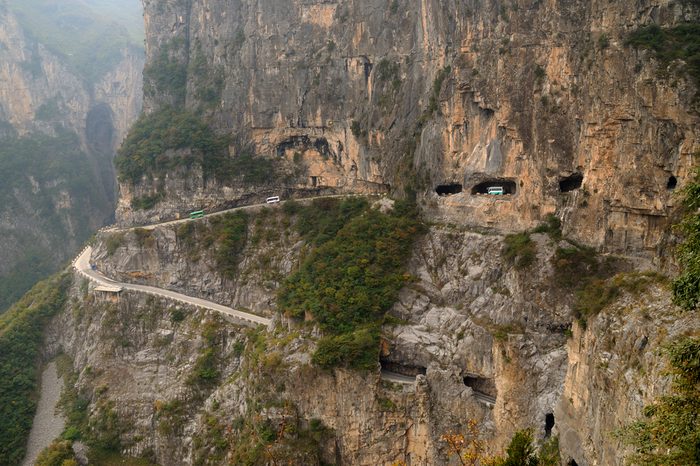 Wall road in Shanxi, China