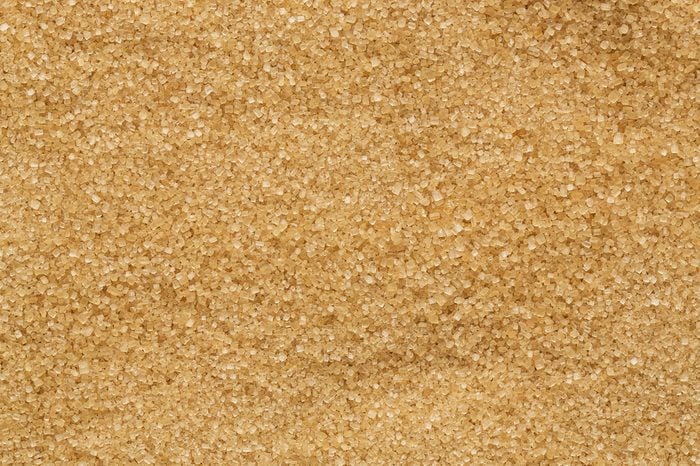 Close up of brown sugar texture
