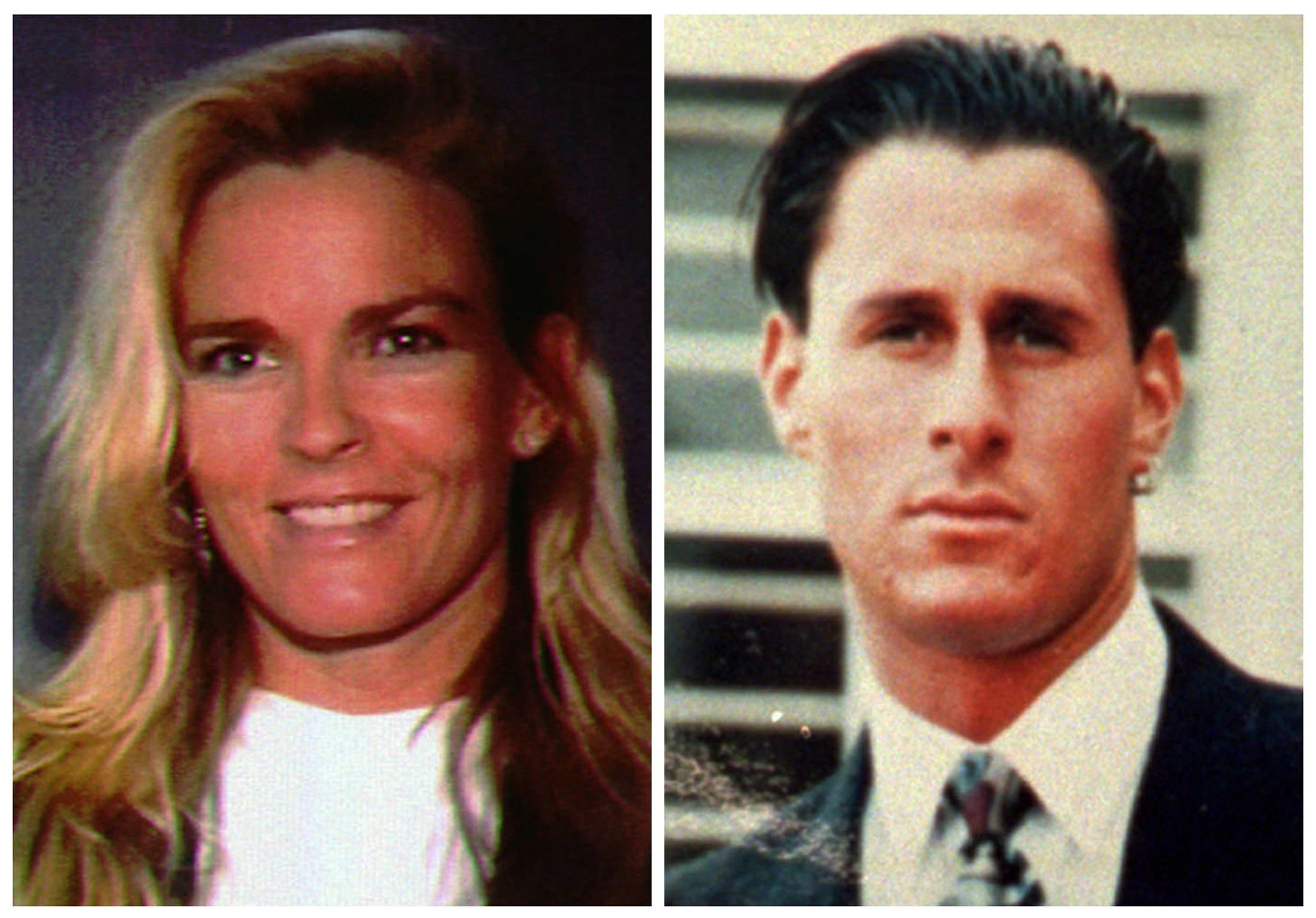 Nicole Brown Simpson, Ron Goldman This file combo photo shows Nicole Brown Simpson, left, and her friend Ron Goldman, both of whom were murdered and found dead in Los Angeles on . Hall of Fame football star O.J. Simpson was charged with the murders of Nicole and Goldman, but a jury later found him not guilty in what some call the "Trial of the Century