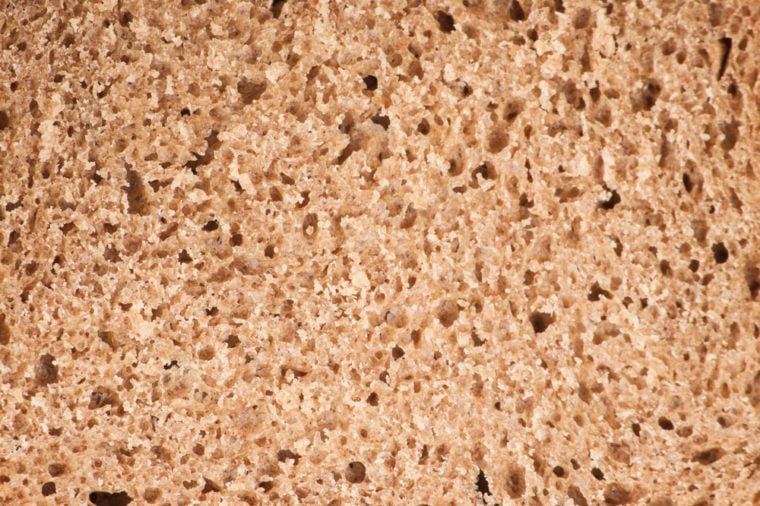 Whole grain bread texture background
