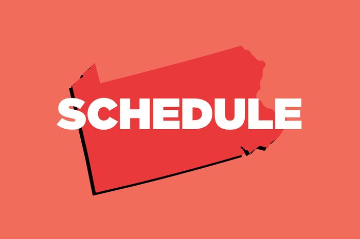 schedule pennsylvania