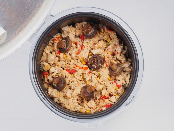 Multicooker with pilaf