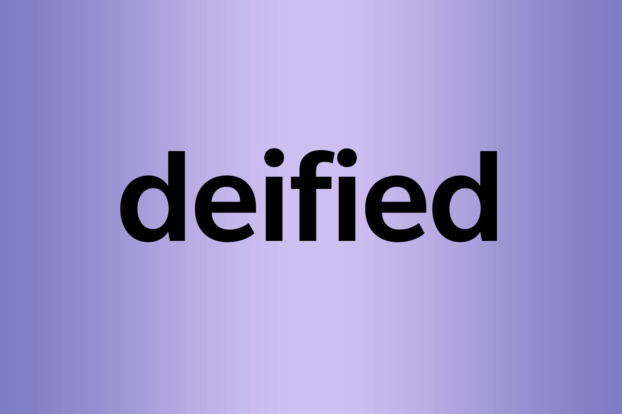 deified palindrome words