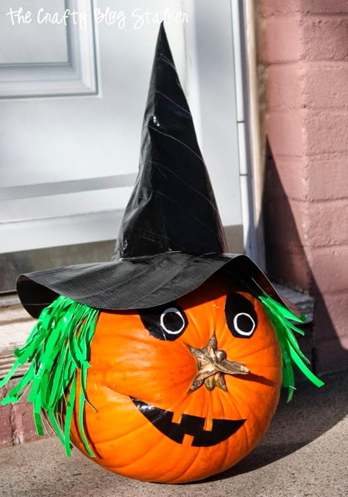 pumpkin witch halloween craft