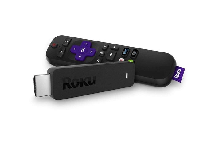 Roku Streaming Stick | Portable, Power-Packed Player with Voice Remote with TV Power and Volume