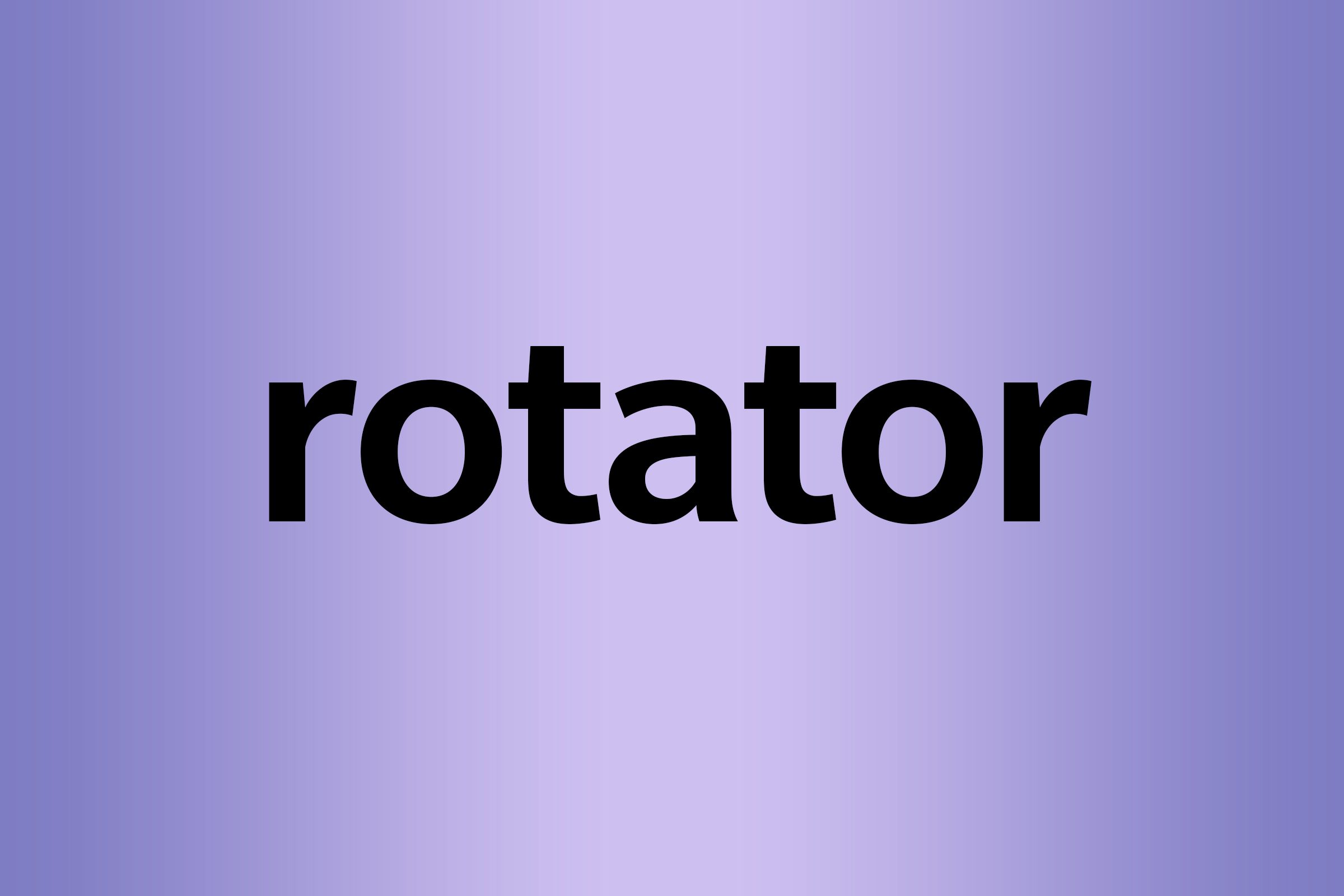 What is a palindrome rotator