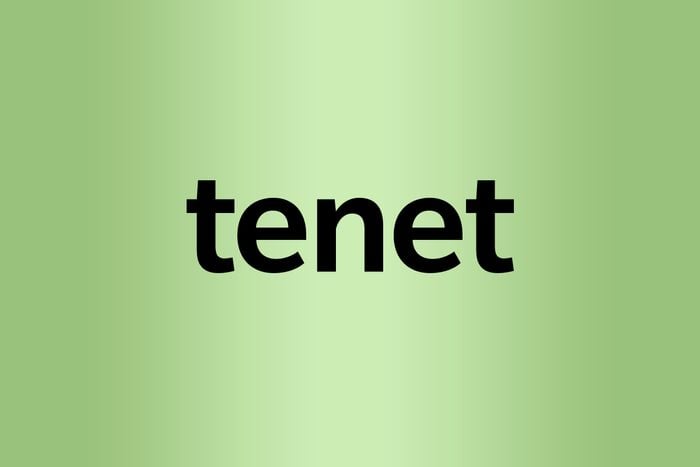 What is a palindrome tenet