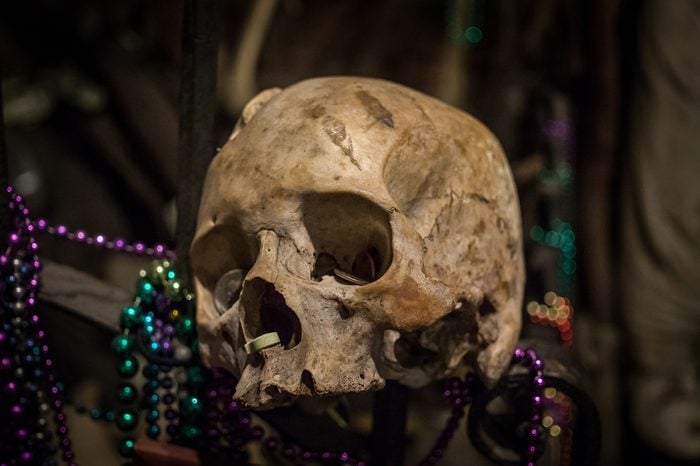 New Orleans, Louisiana / USA - June 24 2017: Museum of the history of the voodoo cult in the French Quarter in New Orleans, USA