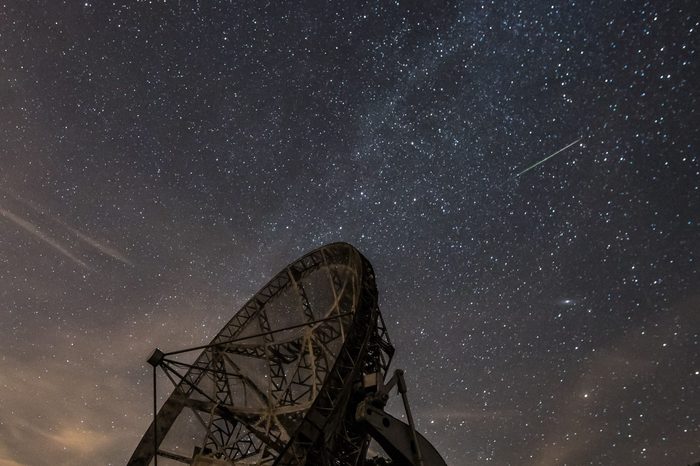 Perseid meteor shower in Czech Republic, Ondrejov - 12 Aug 2018