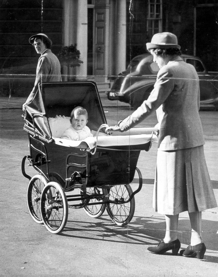 Princes Charles - The Prince Of Wales - October 1949 Prince Charles Out In His Pram....royalty