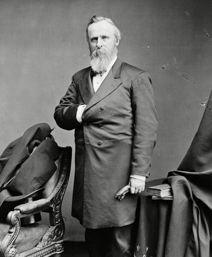VARIOUS President Rutherford B. Hayes. Hayes was the 19th President of the United States. As president, he oversaw the end of Reconstruction, began the efforts that led to civil service reform, and attempted to reconcile the divisions left over from the Civil War and Reconstruction.
