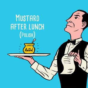 mustard after lunch