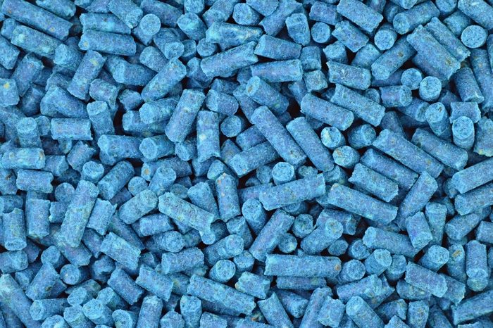 Blue pellets, background