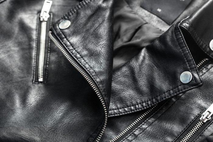 Female leather jacket