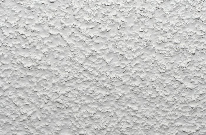 White acoustic popcorn ceiling texture