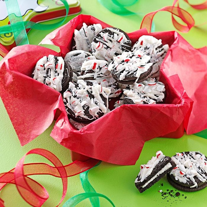 Louisiana: Drizzled Peppermint Cookies