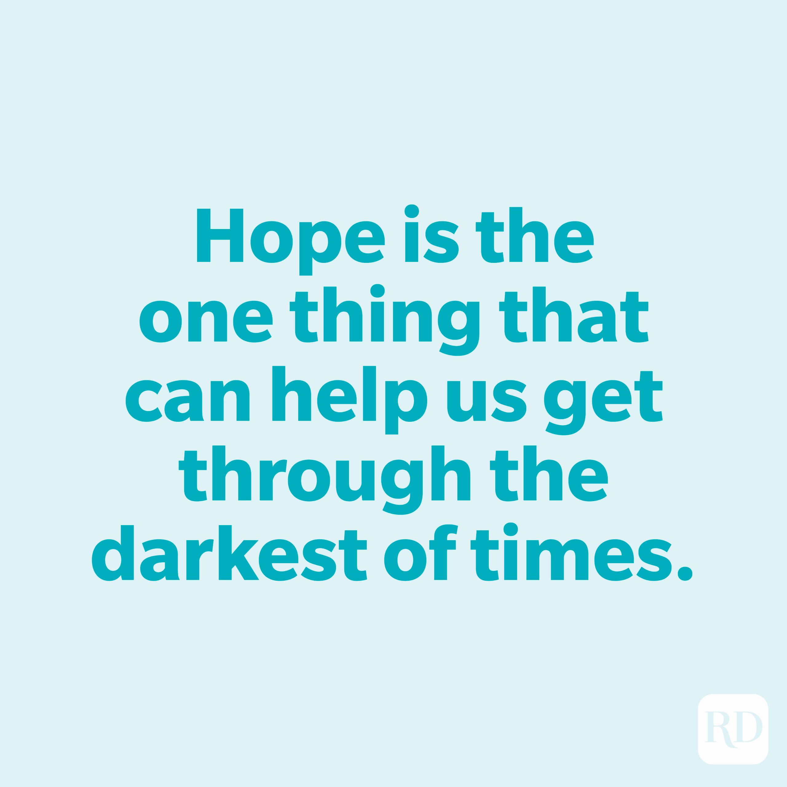 30 Hope Quotes That Will Lift You Up | Reader'S Digest