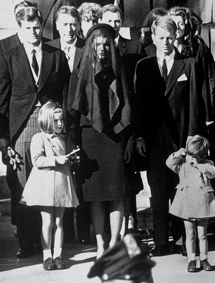 Kennedy family at funeral