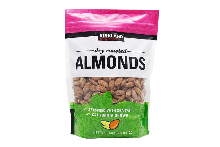 Kirkland Signature Dry Roasted Almonds, 40 oz.