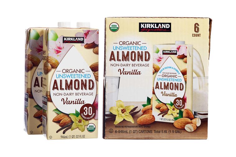 Kirkland Signature Organic Vanilla Almond Beverage Cartons 32 fl. oz, 6-count