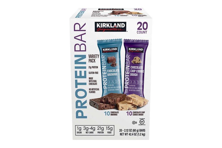 Kirkland Signature Protein Bar, Variety Pack, 2.12 oz, 20 ct