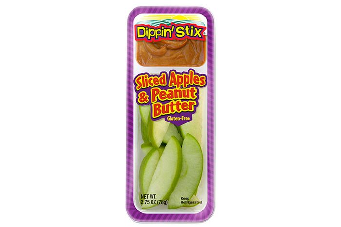 peanut butter and apple slices