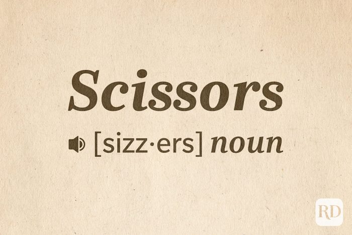 14 Hard Words To Pronounce Text: Scissors