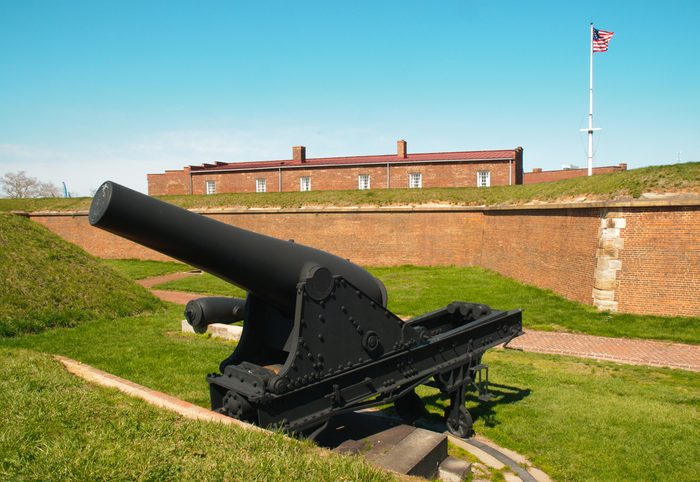 Fort McHenry cannon