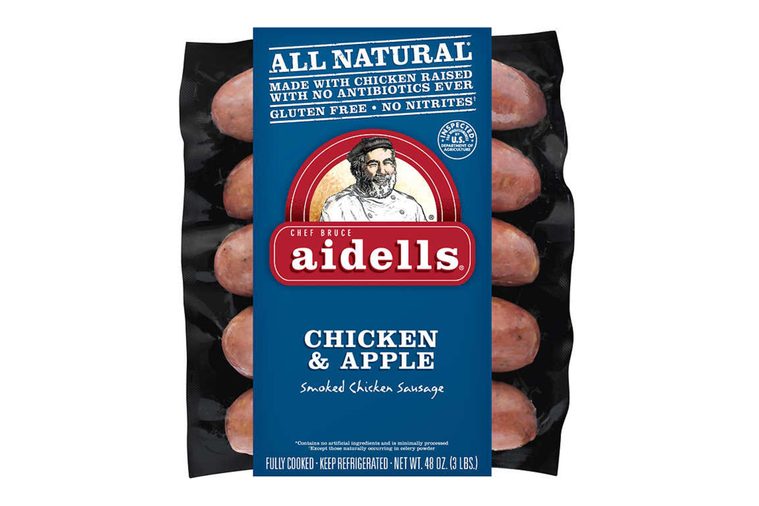 Aidells Smoked Chicken Sausage, Chicken & Apple, 3 lbs